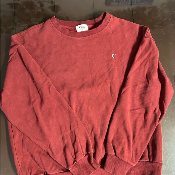 Zyia Claret Relaxation Crewneck Sweatshirt - Picture 4 of 7